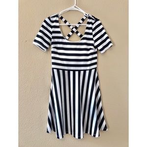 NWOT Striped skater dress
